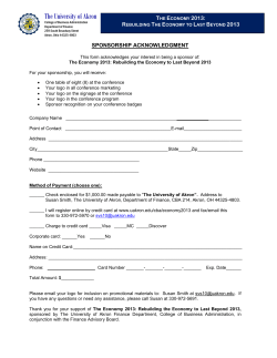 Corporate Sponsor Form