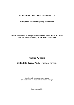 Masters thesis (Andrea Tapia BSc Universidad san Francisco de Quito) [DOC 574.00KB]