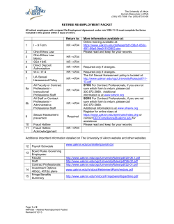 Complete the reemployed retire packet