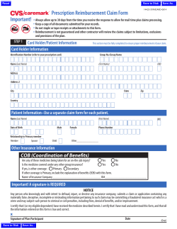 Paper Claim Form