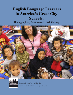 English Language Learners in America's Great City Schools