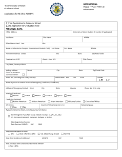 Graduate Application PDF