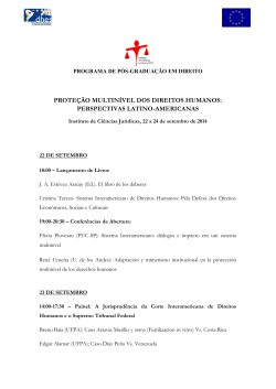 Programa del 22 al 24 de setembre