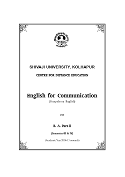 English for Communication