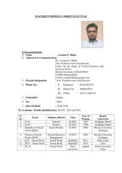 Mr.A.G.Bhale