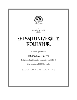 Part - I II (Semester Pattern)