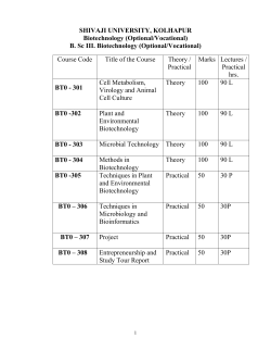 Bio-Tech. (Opt./Voc.)