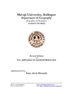 P.G.D. Geoinformatics