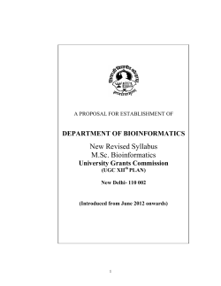 Bio-Informatics