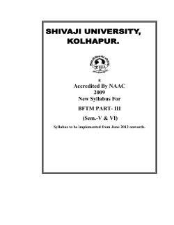 B.F.T.M. Part - III