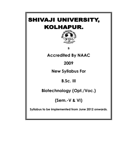 Bio-Tech. (Opt.Voc.)
