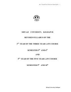 LLB3 5 Year (Law)