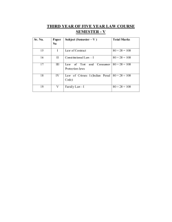 LLB-III-5th Sem.