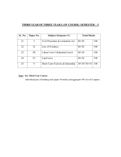 3rd NLC Sem V VI