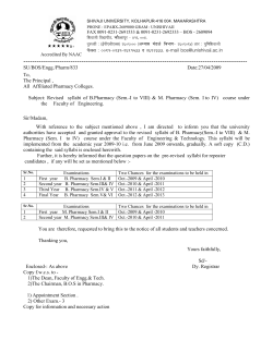 Part - I, II, III IV