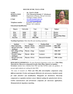 Dr. Vijaya Puri