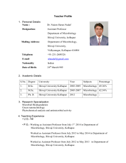 Dr. N. H. Nadaf
