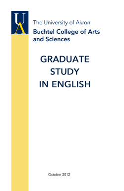 Graduate Booklet
