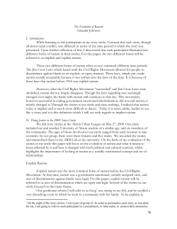 The Evolution of Racism