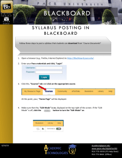Post the course syllabus online