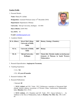 Dr. M. M. Lekhak