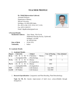 Dr. N.B. Gaikwad
