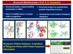 Bioinformatics (Molecular modeling)
