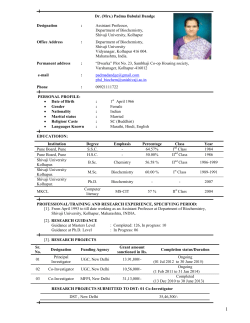 Dr.(Smt.) P.B.Dandge