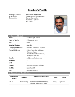 Dr. P.K. Pawar