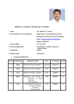 Mr.S.V.Sarang
