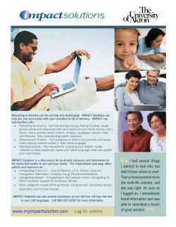 International Resources (Impact Solutions)