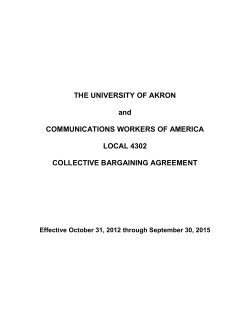 Collective Bargaining Agreement (CWA)