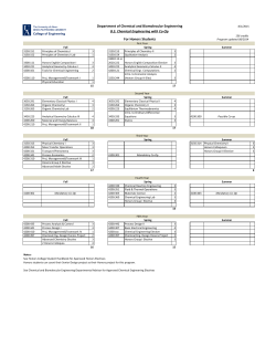 Honors Bachelor of Science in Chemical Engineering with Co-op (pdf)