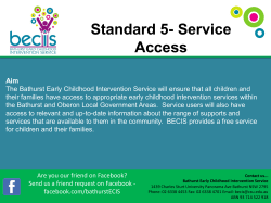 Standard 5 - Service Access