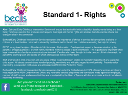 Standard 1 - Rights