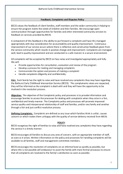BECIS Feedback, Complaints and Disputes Policy.pdf