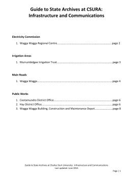 Infrastructure and Communications