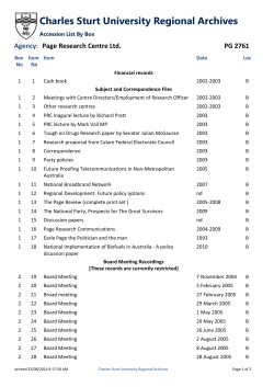 Accession list is available