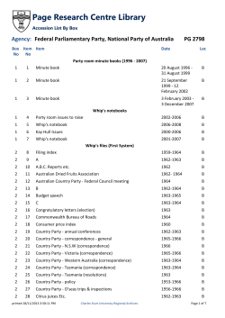 Accession list is available