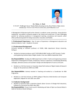 Dr. Nitin Mali