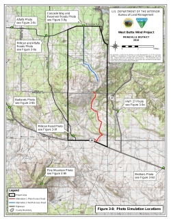 Appendix A, Figure 3-8: Photo Simulation Locations