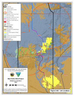 Appendix A, Figure 3-4A: Lek Locations