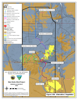 Appendix A, Figure 3-3B: Alternative 2, Vegetation