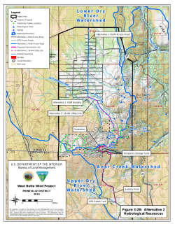 Appendix A, Figure 3-2B: Alternative 2, Hydrological Resources