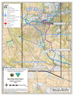 Appendix A, Figure 3-2A: Alternative 1, Hydrological Resources
