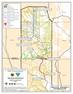 Appendix A, Figure 3-1B: Alternative 2, Soil Mapping Units