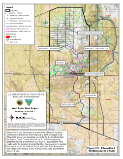 Appendix A, Figure 2-5: Alternative 2, Northern Access Road