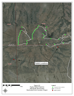 Appendix A Figure 3-5 Pygmy Rabbit Location
