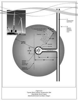 Appendix A Figure 2-3 Wind Turbine Construction Site