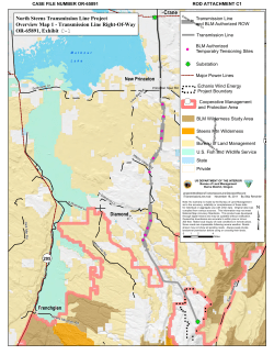 Attachment C1: North Steens Transmission Line Project Overview Map 1
